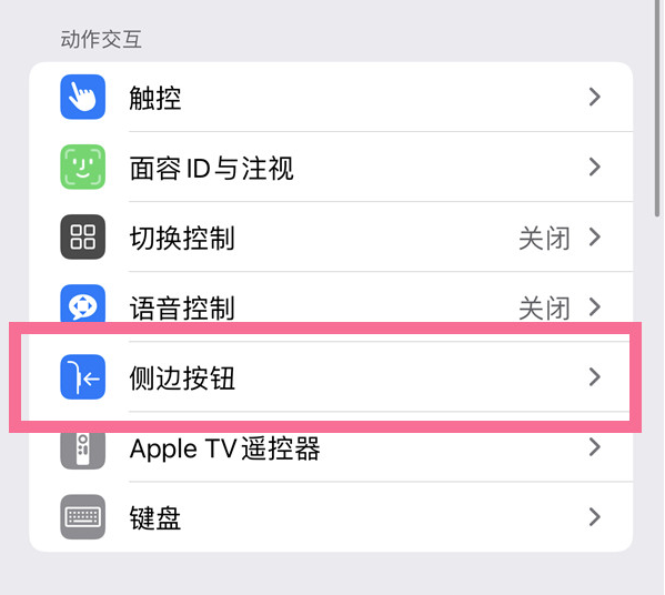 察哈尔右翼中苹果14维修店分享iPhone14 Plus侧键双击下载功能关闭方法 