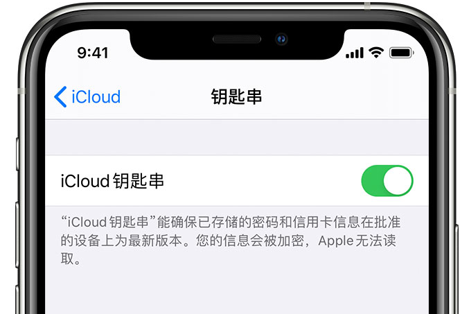 察哈尔右翼中苹果手机维修分享在 iPhone 上开启 iCloud 钥匙串之后会储存哪些信息 